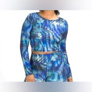 🍋Lululemon Wunder Train Cropped Long Sleeve Shirt Sz 4